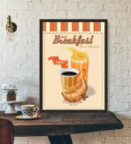 vintage coffee poster