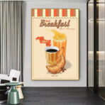 vintage coffee poster