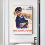 vintage savings fund poster
