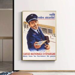 vintage savings fund poster