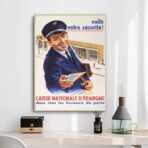 vintage savings fund poster
