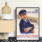 vintage savings fund poster