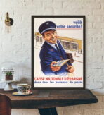 vintage savings fund poster