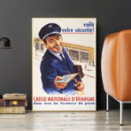 vintage savings fund poster