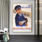 vintage savings fund poster