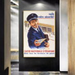 vintage savings fund poster