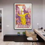 vintage cambodia poster