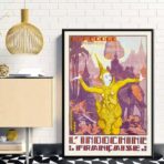 vintage cambodia poster