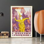 vintage cambodia poster