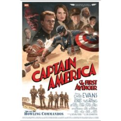 vintage captain america poster