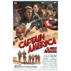 vintage captain america poster