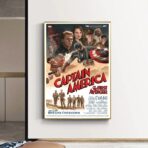 vintage captain america poster