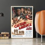 vintage captain america poster