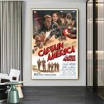 vintage captain america poster