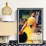vintage champagne poster 1