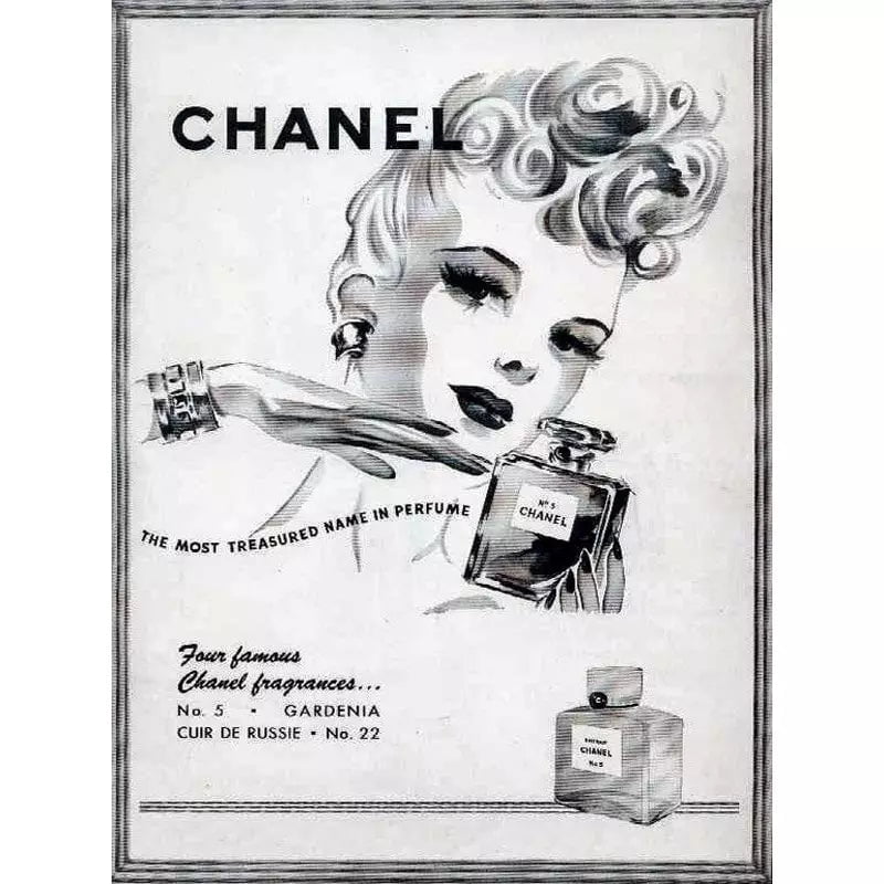 vintage chanel poster vintage chanel poster