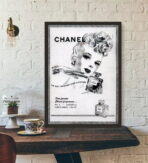 vintage chanel poster