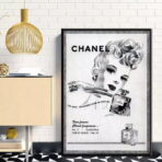 vintage chanel poster