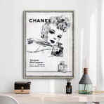 vintage chanel poster