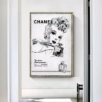 vintage chanel poster