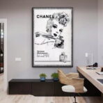 vintage chanel poster