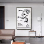 vintage chanel poster