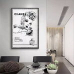 vintage chanel poster