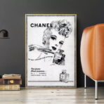 vintage chanel poster