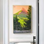vintage chartreuse poster