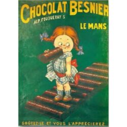 poster chocolate besnier