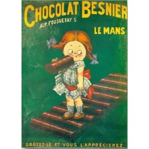 poster chocolate besnier