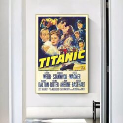 poster cinema vintage titanic