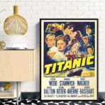 poster cinema vintage titanic