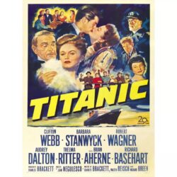 poster cinema vintage titanic