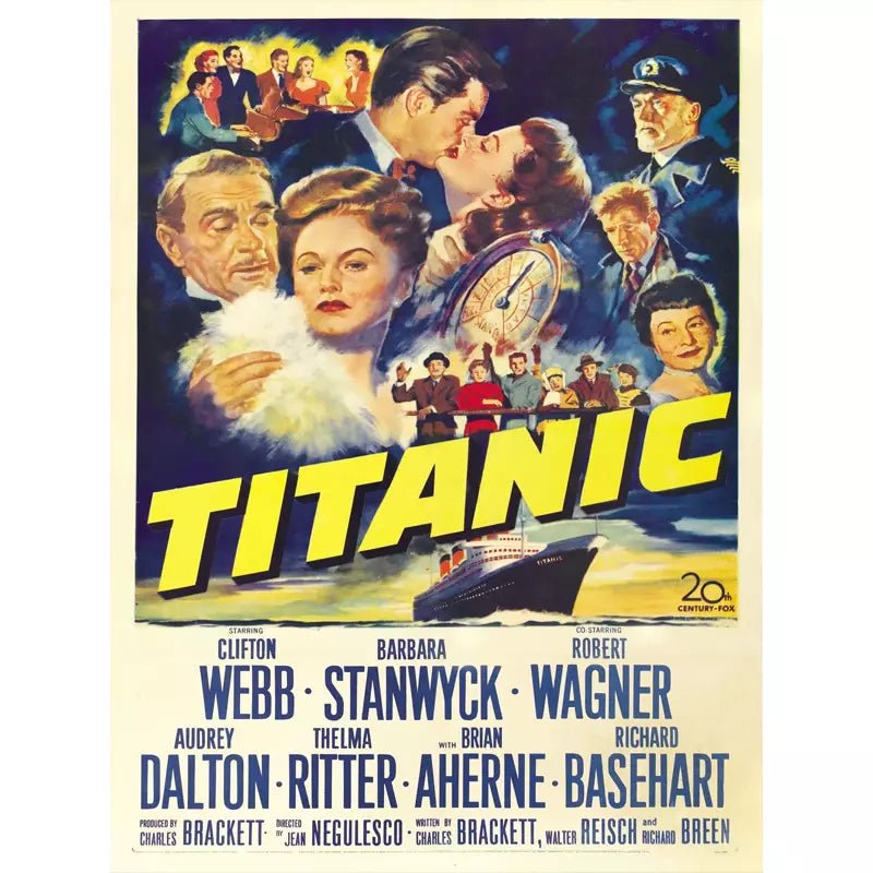 poster cinema vintage titanic poster cinema vintage titanic