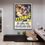 poster cinema vintage titanic