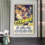 poster cinema vintage titanic