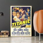 poster cinema vintage titanic