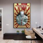 poster clown vintage pennywise