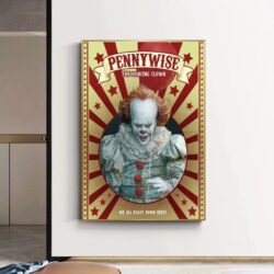 poster clown vintage pennywise
