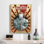 poster clown vintage pennywise