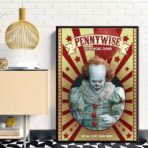 poster clown vintage pennywise