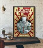 poster clown vintage pennywise