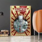 poster clown vintage pennywise