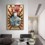 poster clown vintage pennywise