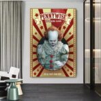 poster clown vintage pennywise
