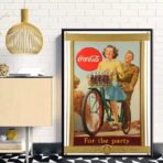 poster coca cola vintage war