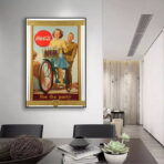 poster coca cola vintage war