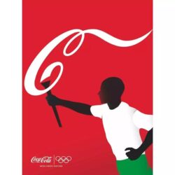 vintage coca cola poster olympics games