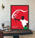 vintage coca cola poster olympics games